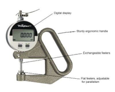 Digital Thickness Dial Gauges