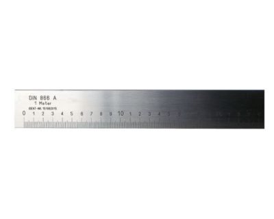 GRADUATED STEEL STRAIGHT EDGE