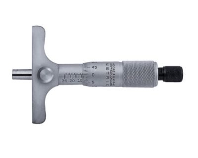MOORE & WRIGHT TRADITIONAL DEPTH GAUGE MICROMETER IMPERIAL 1
