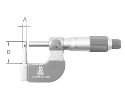 MOORE & WRIGHT TUBE MICROMETER, 255 SERIES - METRIC 2