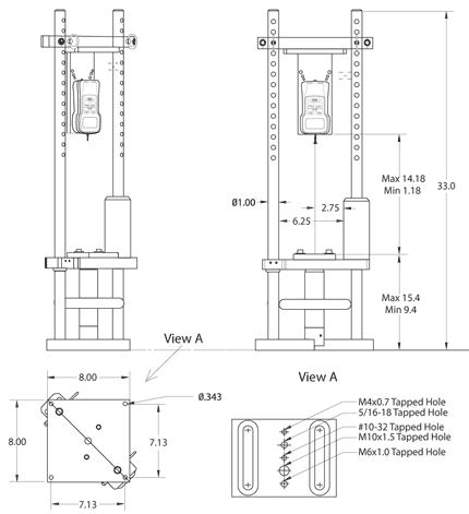dimensions 1000h