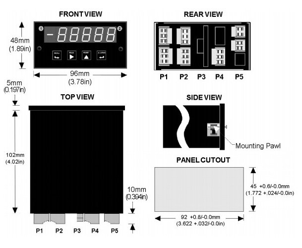 dimensions pc an