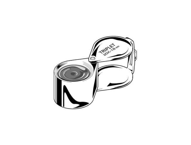 Euromex Triplet Loupe Achromatic Magnifier 20x PB.5033 Euromex Triplet Loupe Achromatic Magnifier 20x PB.5033