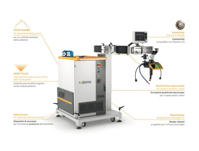 Sisma Laser Welding SWA 300F450F